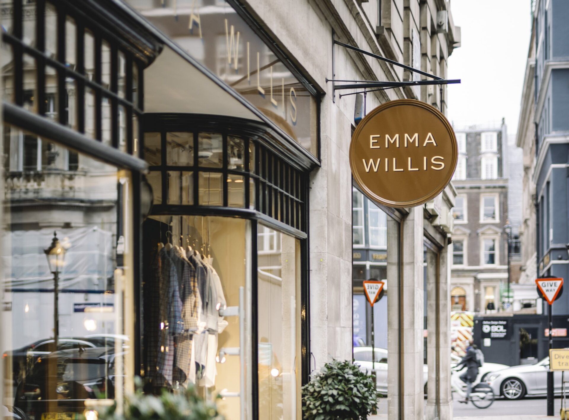 Emma Willis famous tailor in St. James's London near The Stafford London hotel